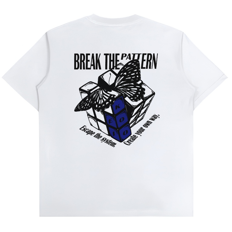 อีโกะโอ | TEES เสื้อยืดแขนสั้นสําหรับผู้ชายและผู้หญิง DISTRO | PATTERN PATTERN PATTERN