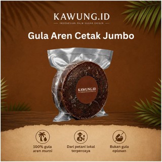 KAWUNG.ID - Gula Aren Cetak Jumbo Asli Tanpa Pengawet