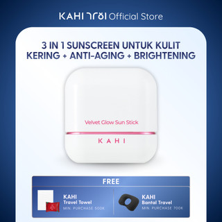 [Official] KAHI Velvet Glow Sunstick SPF50+ PA++++ — Lightweight & Hydrating Sun Protection — 13,5g
