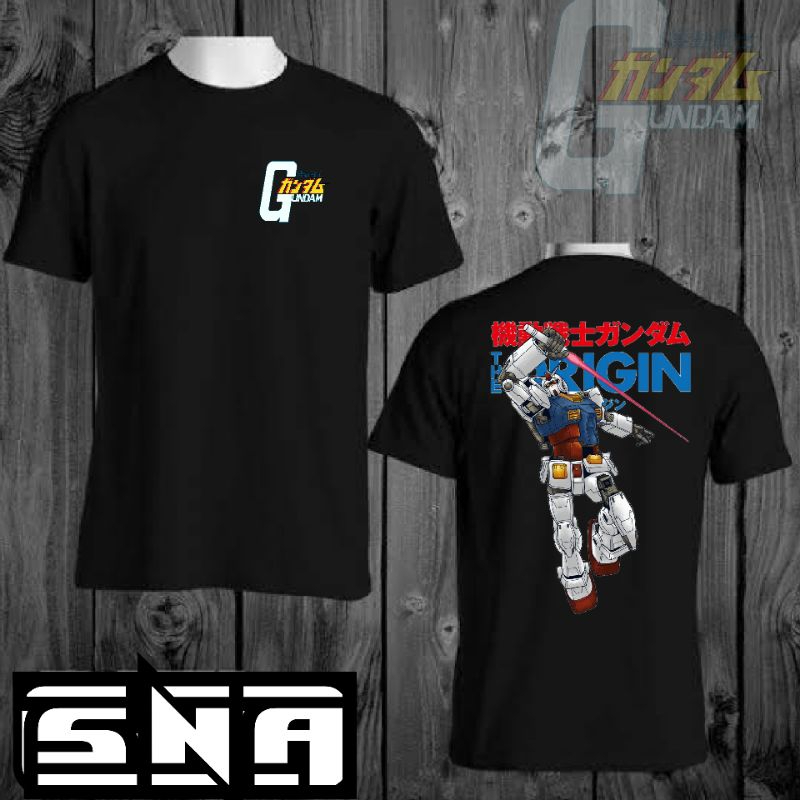 เสื้อยืดมายองเนส Gundam rx78 Ariel noah ผ้าฝ้ายหวี 24s
