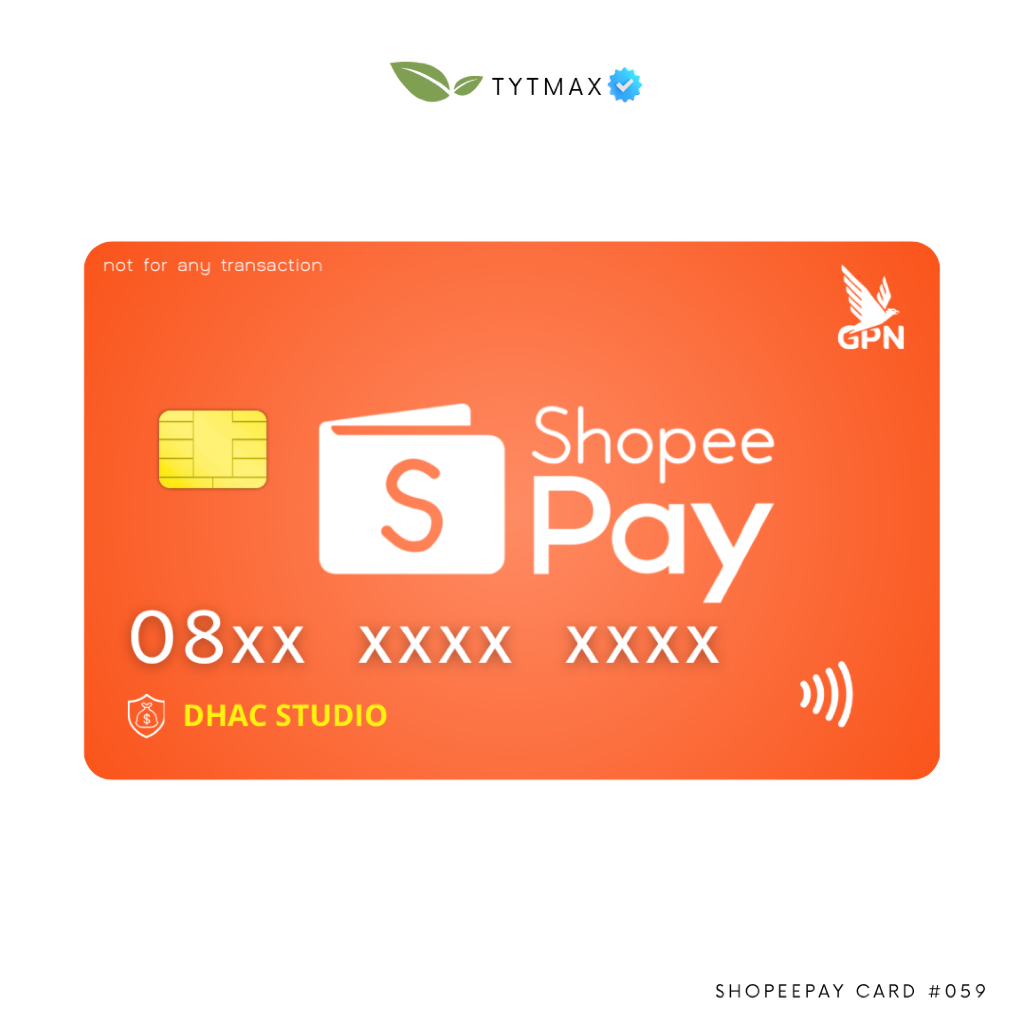 การ์ด Shopeepay #059 / การ์ดหลอก / บัตรประชาชนพรีเมี่ยมปลอม