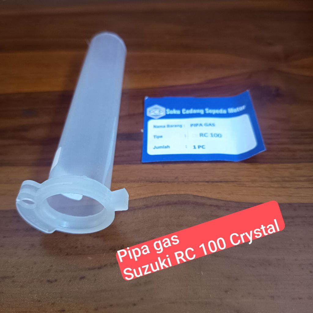 SUZUKI RC 100 RC100 CRYSTAL ท่อสายแก๊สพลาสติก