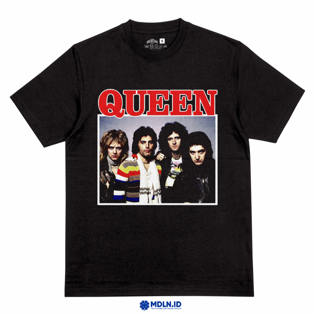 เสื้อยืด Queen Band Made of Premium 24s Combed Cotton