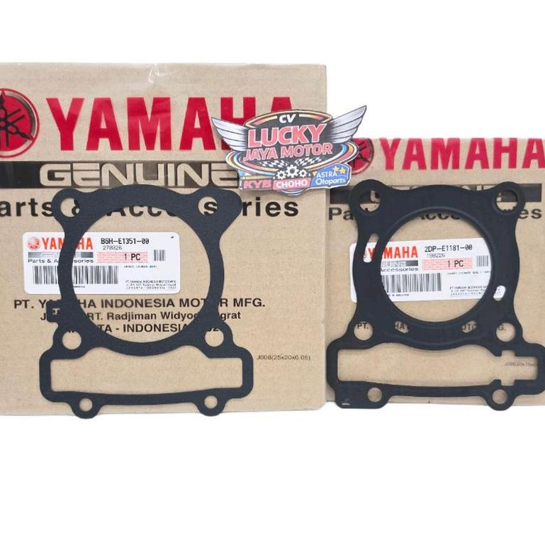 หัวปะเก็นบรรจุและน่าเบื่อ Nmax B6H-E1351-00 + 2DP-E1181-00 ORIGINAL YAMAHA
