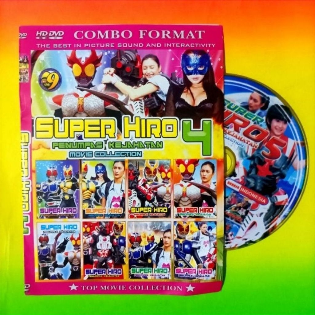 DVD CASSETTE FILM KIDS SUPER HERO ROBOT TOMICA HERO INDONESIAN LANGUAGE LATEST