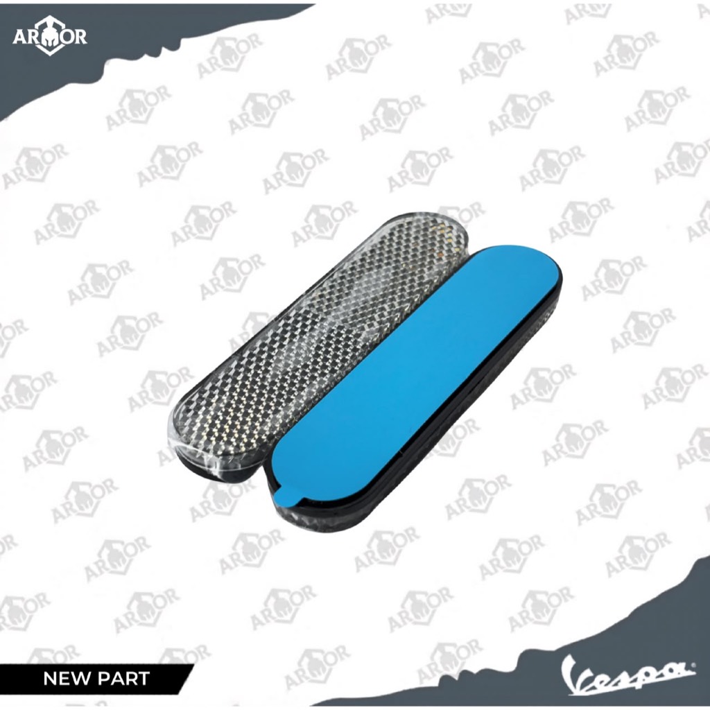 MATA Cat Eye Reflector Cat Eye บังโคลนหลัง Vespa Sprint Primavera GTS LX S ZIP Universal NEW-401