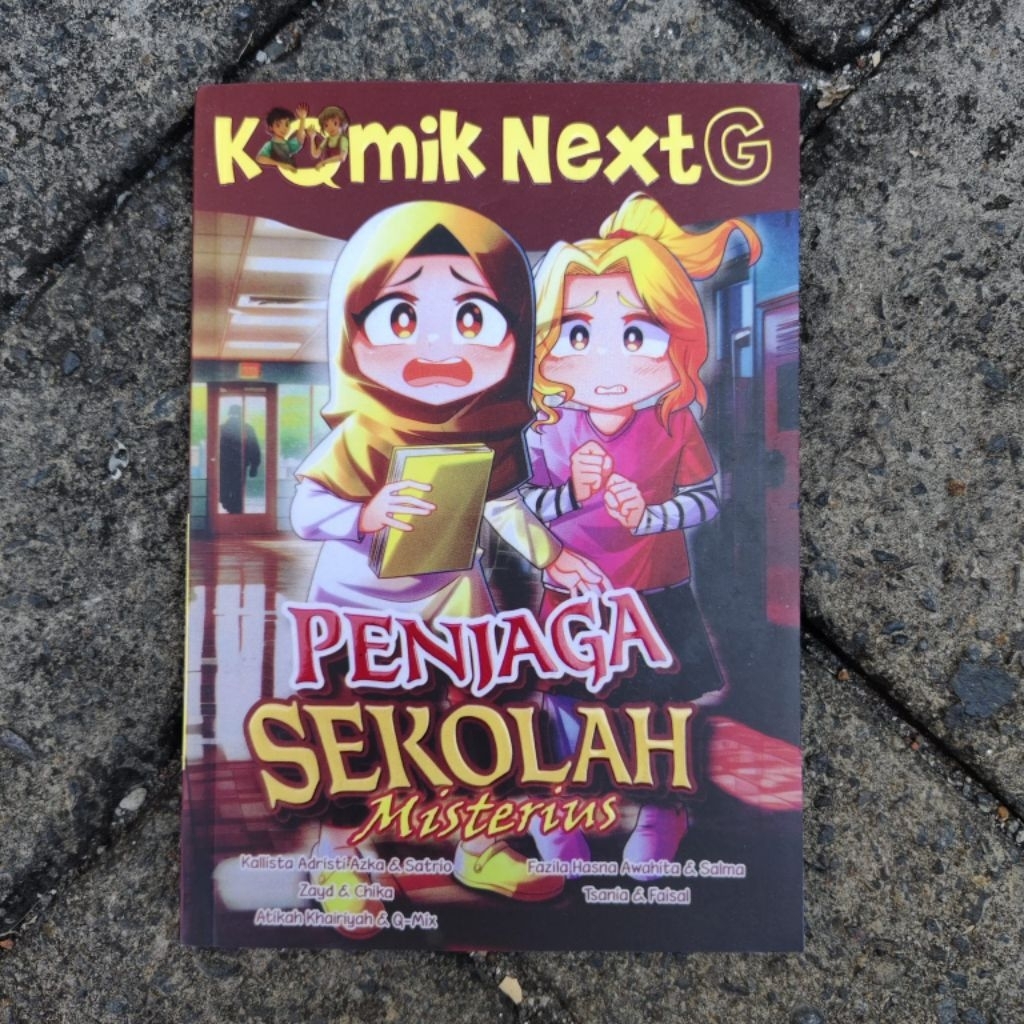 CHILDRENS BOOK / COMMIC KNOWLEDGE STORIES OF THE HORROR MYSTERY FAIRY TALES / MYSTERY SCHOOL GUARD