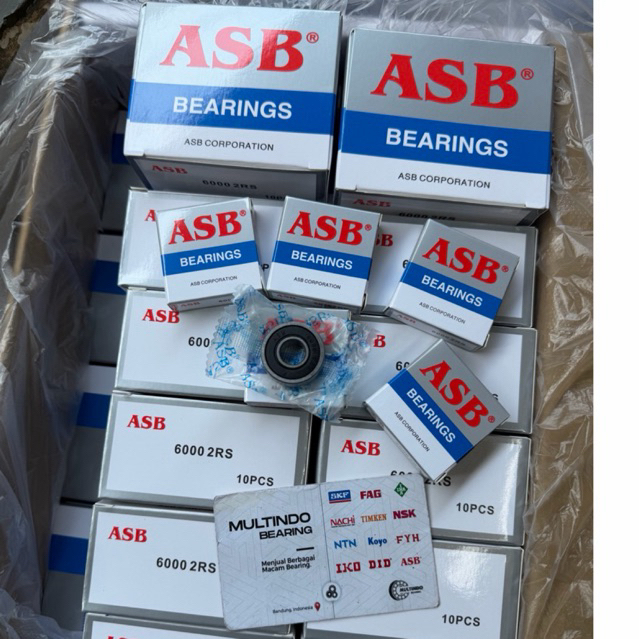 แบร์ริ่ง 6000 2RS ASB ORIGINAL 100%