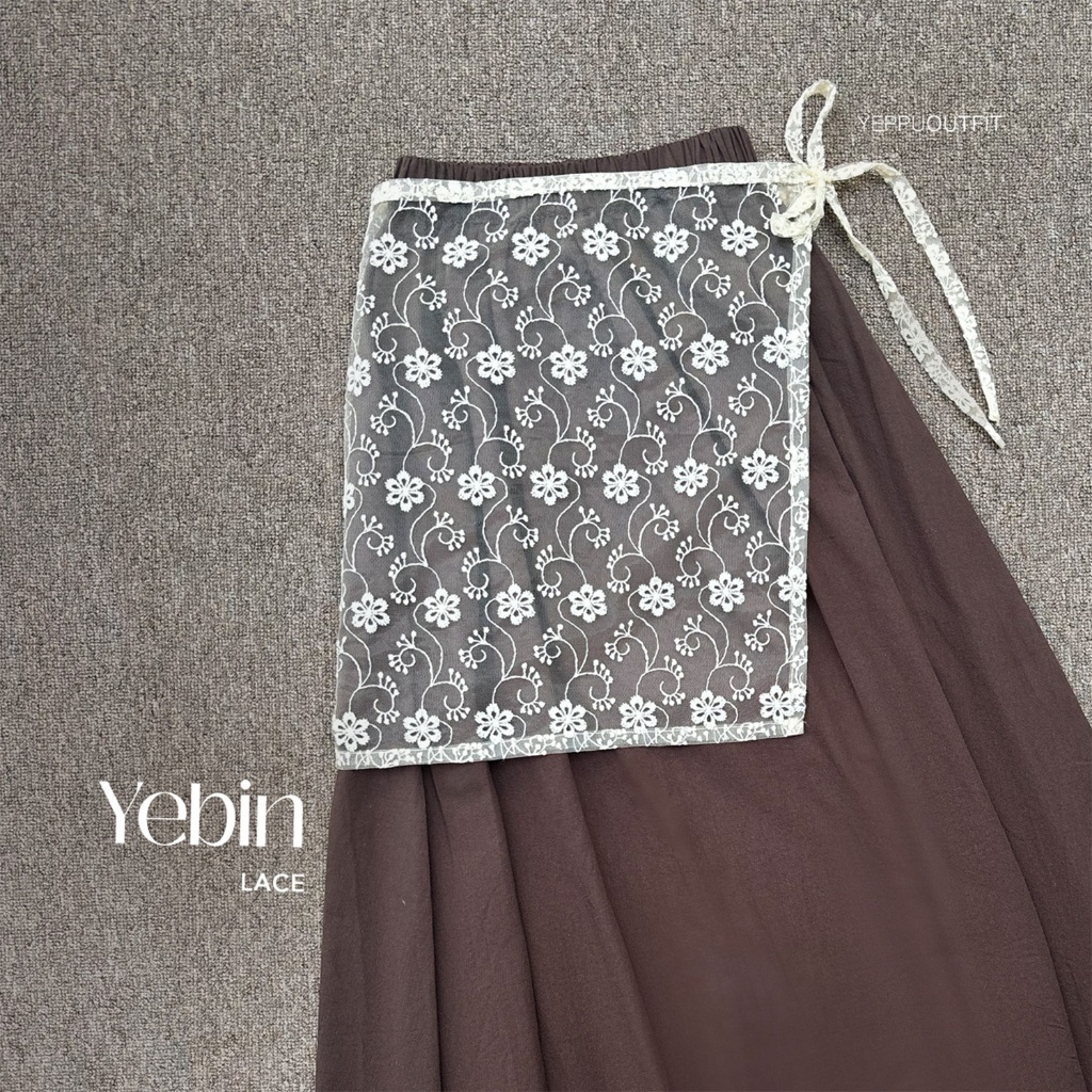 YEPPUOUTFIT - ผ้ากันเปื้อน Yebin Lace | ก้นชั้นลูกไม้
