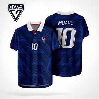 JERSEY SEPAK BOLA FANTASY  PILDUN FRANCE 2026 TEBARU II JERSEY PIALA DUNIA PRANCIS HOME LOGO 3D TIMBUL