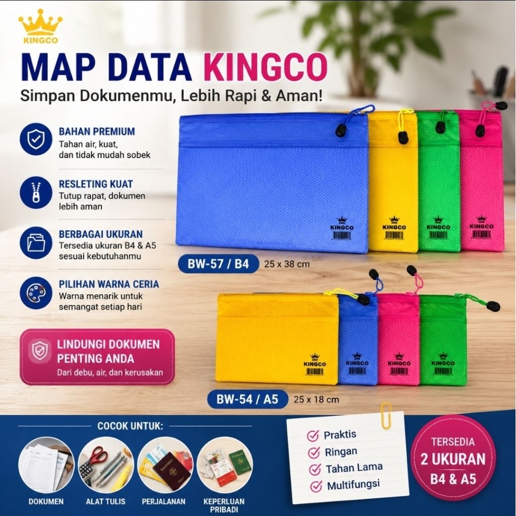 KINCO BW-57 / B4 DATA MAP 25,000, BW-54 / A5 BUSINESS DATA MAP ขายปลีก
