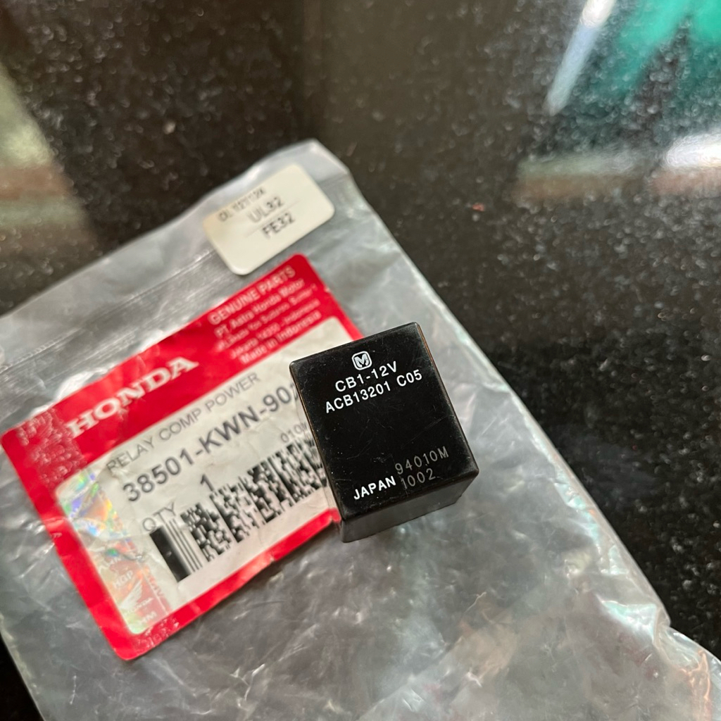 รีเลย์คอมพ์พาวเวอร์ honda บีท scoopy Vario spacy PCX genio CBR ADV เดิม 38501-KWN-901