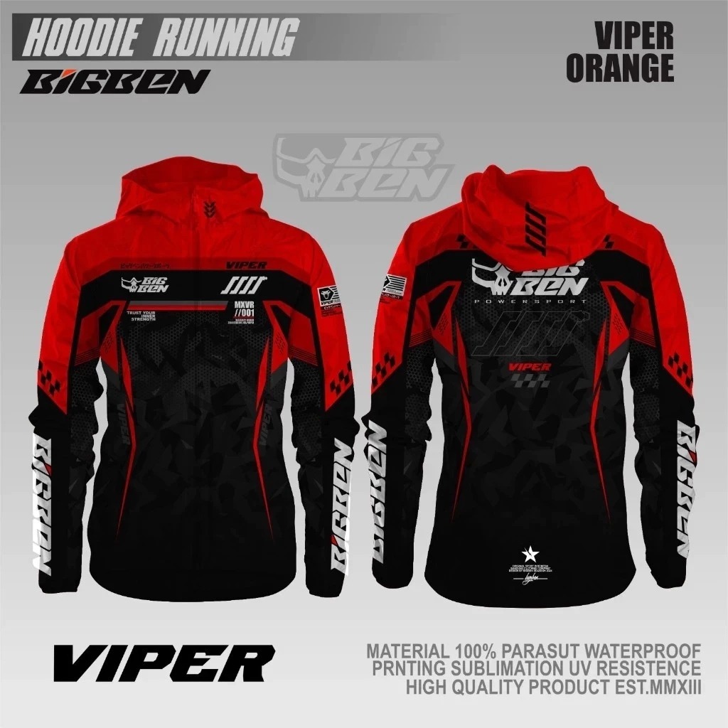POWER SPORT RUNNING RACING JACKET WINDBREAKER JACKET FULL PRINTING