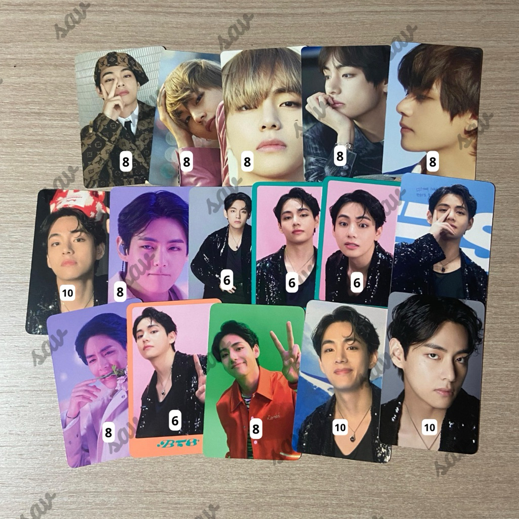 BTS V taehyung โฟโต้การ์ดอย่างเป็นทางการ