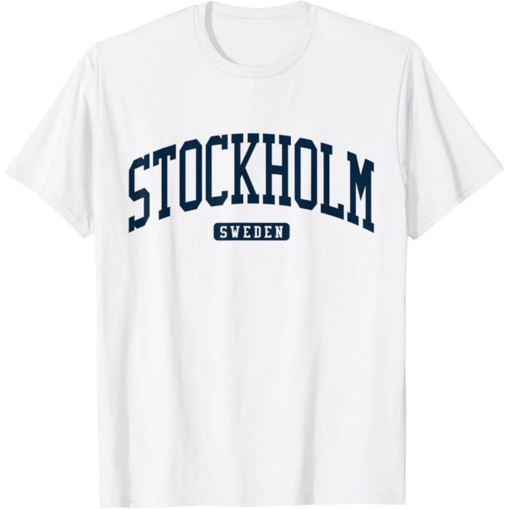 SWEDEN SOUVENIR เสื้อยืด STOCKHOLM MANY รุ่น SWEDEN SOUVENIR ผ้า STOCKHOLM BACTH2
