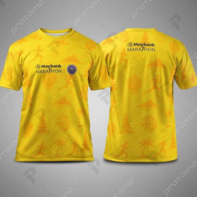 Maybank Marathon 2026 สีเหลือง - ชุดกีฬา