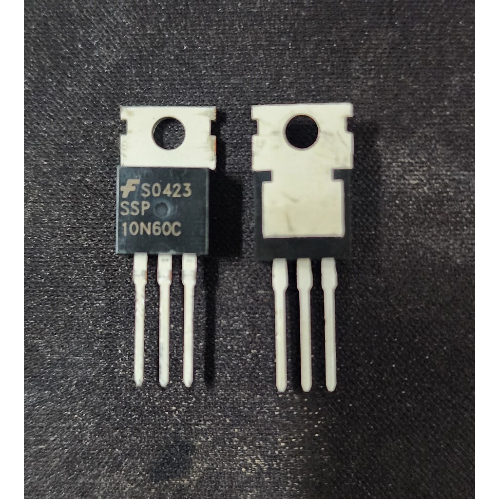 ทรานซิสเตอร์ SSP10N60C SSP 10N60C 10N60 Silicon N-Channel MOSFET 600V 9.5A TO-220