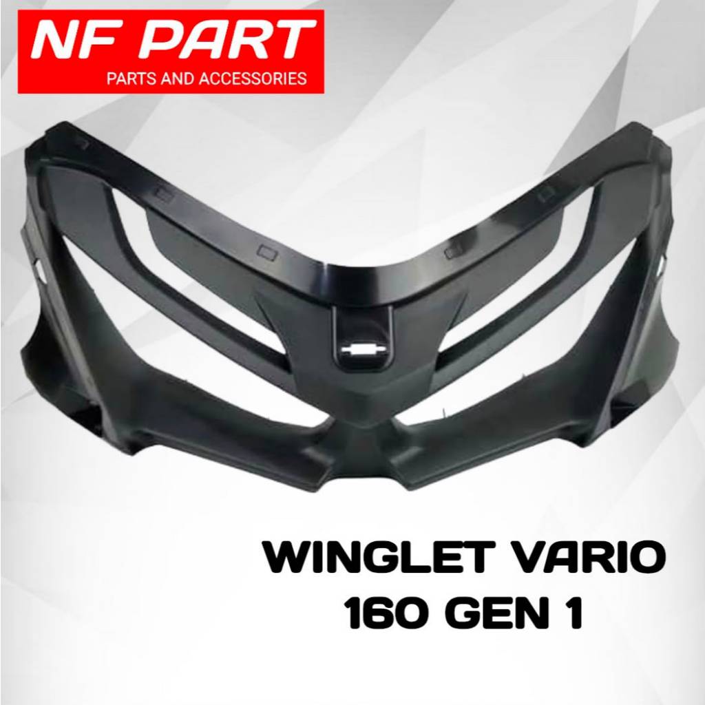 VARIO 160 MOTORCYCLE HEADLIGHT COVER LIST ABS MATERIAL winglet cover Vario 160 CBS ABS ไฟหน้า
