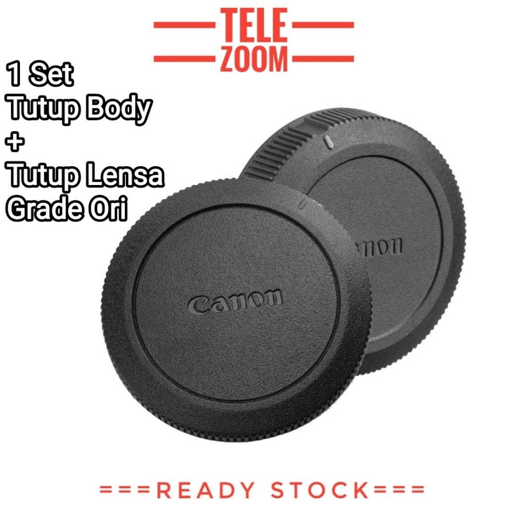 Canon EOS RF Body Cover + เลนส์ด้านหลังและชุดด้านหลังหมวก Canon Mirrorless EOS R RP R3 R5 R6 R7 R8 R