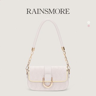 Warna putih tersedia,RAINSMORE tas kondangan wanita elegan – Tas Selempang Gaya Korea Manis Warna Pink,Dirancang untuk Kencan&Pesta