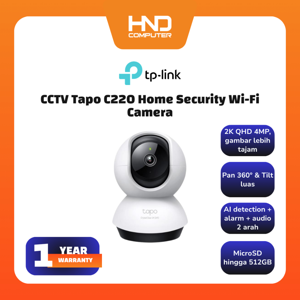 กล้องวงจรปิด TP-Link Tapo C220 Home Security Wi-Fi Camera