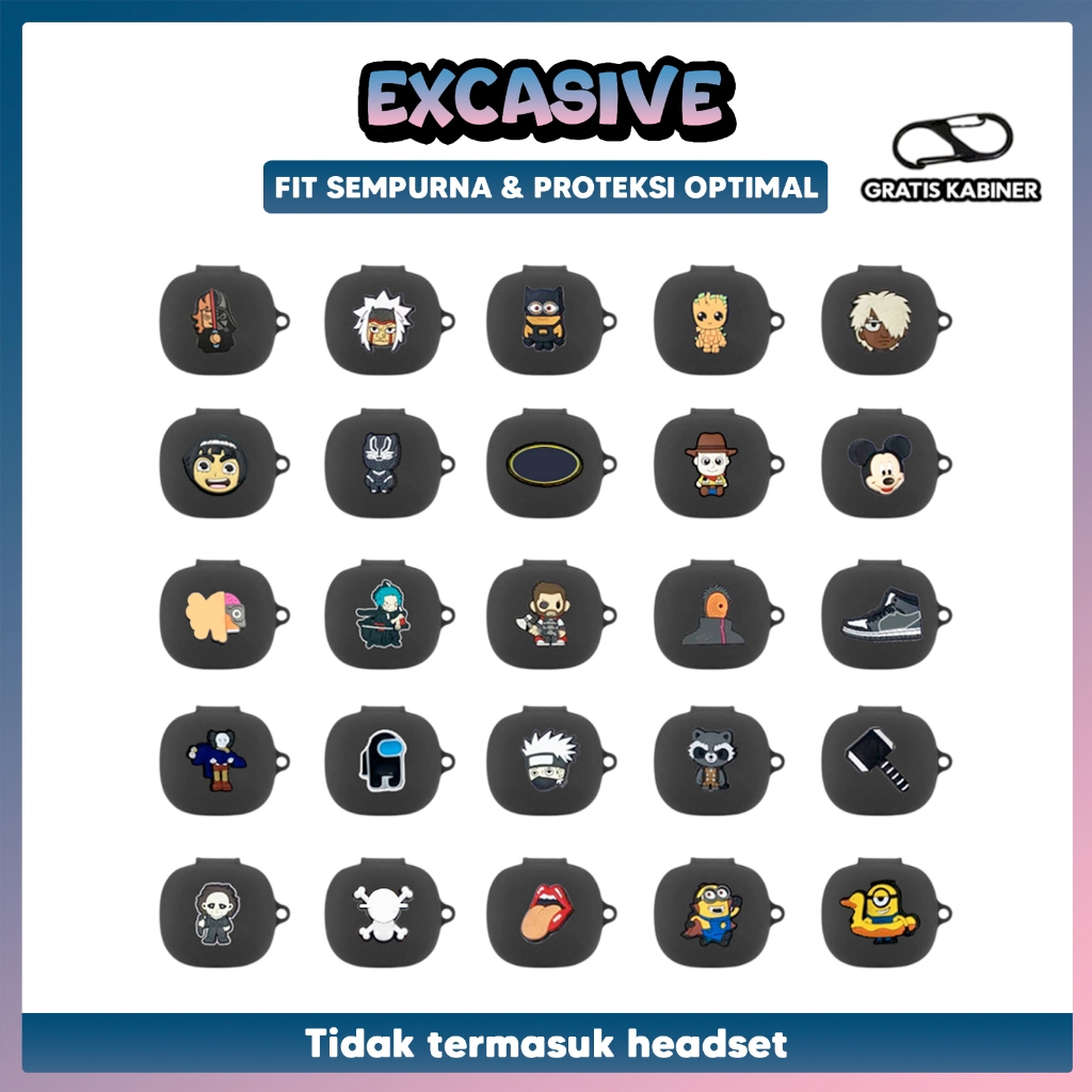 [NC] Case Anker Soundcore R50i NC Character Soft Quality Premium Headphone Skin Cute