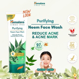 HIMALAYA Purifying Neem Face Wash 100ml | 50ml - Sabun Cuci Muka Untuk Jerawat Acne Skincare