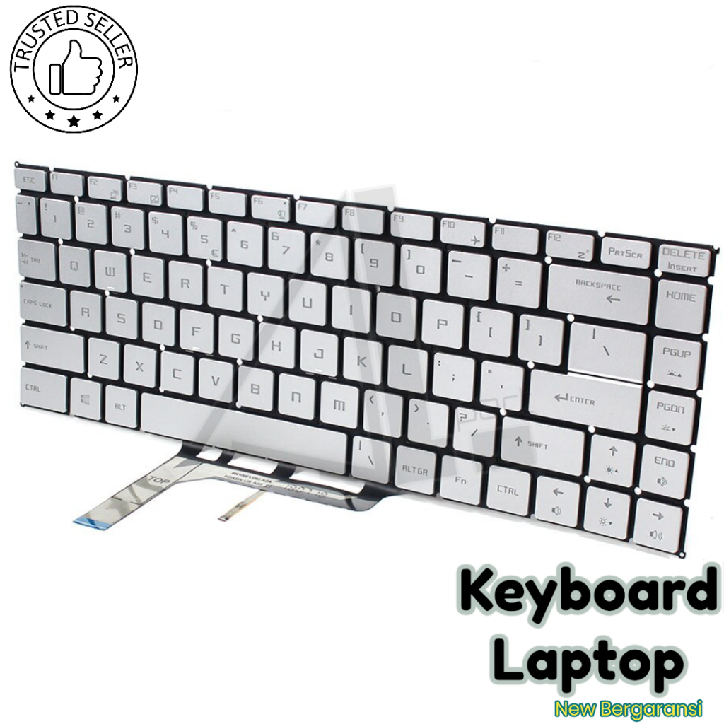 MSI GF63 Thin 9SC Laptop Keyboard MSI GF63 MSI GF63 8RC Laptop Keyboard, BACKLIGHT. ใหม่พร้อมการรับป