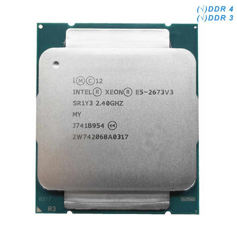 Intel xeon e5 2673 v3 (2.3 - 4ghz) เกลียว 24 แกน 12 lga 2011-3 2673v3