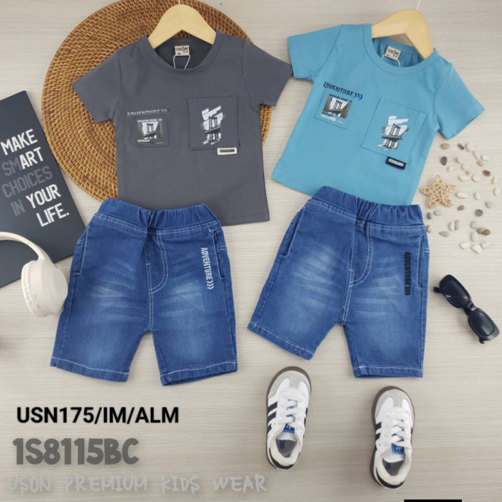 USON 0-3 Years/Boys Suit 0-3 Years Uson jeans Shorts