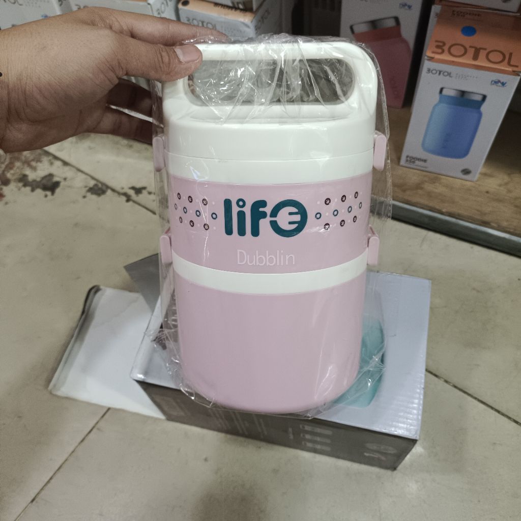 OMPRENG LUNCH BOX/ STAINLESS STEEL LUNCH BOX LIFO DUBLIN DOUBLE DELIGHT LUNCH BOX