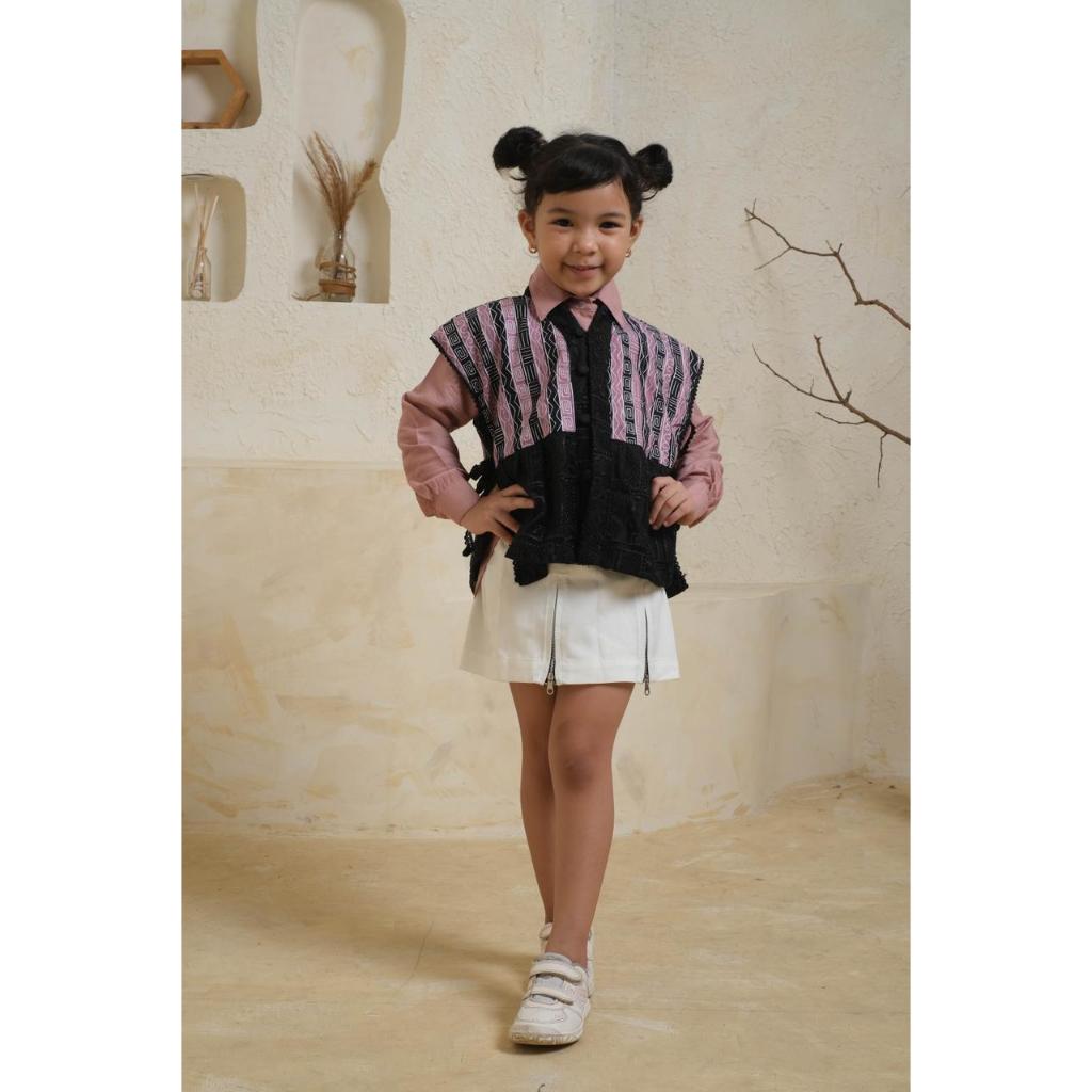 Bekids Batik - เสื้อกั๊กศวร (3-12 ปี) เสื้อท็อปเด็กผู้หญิง