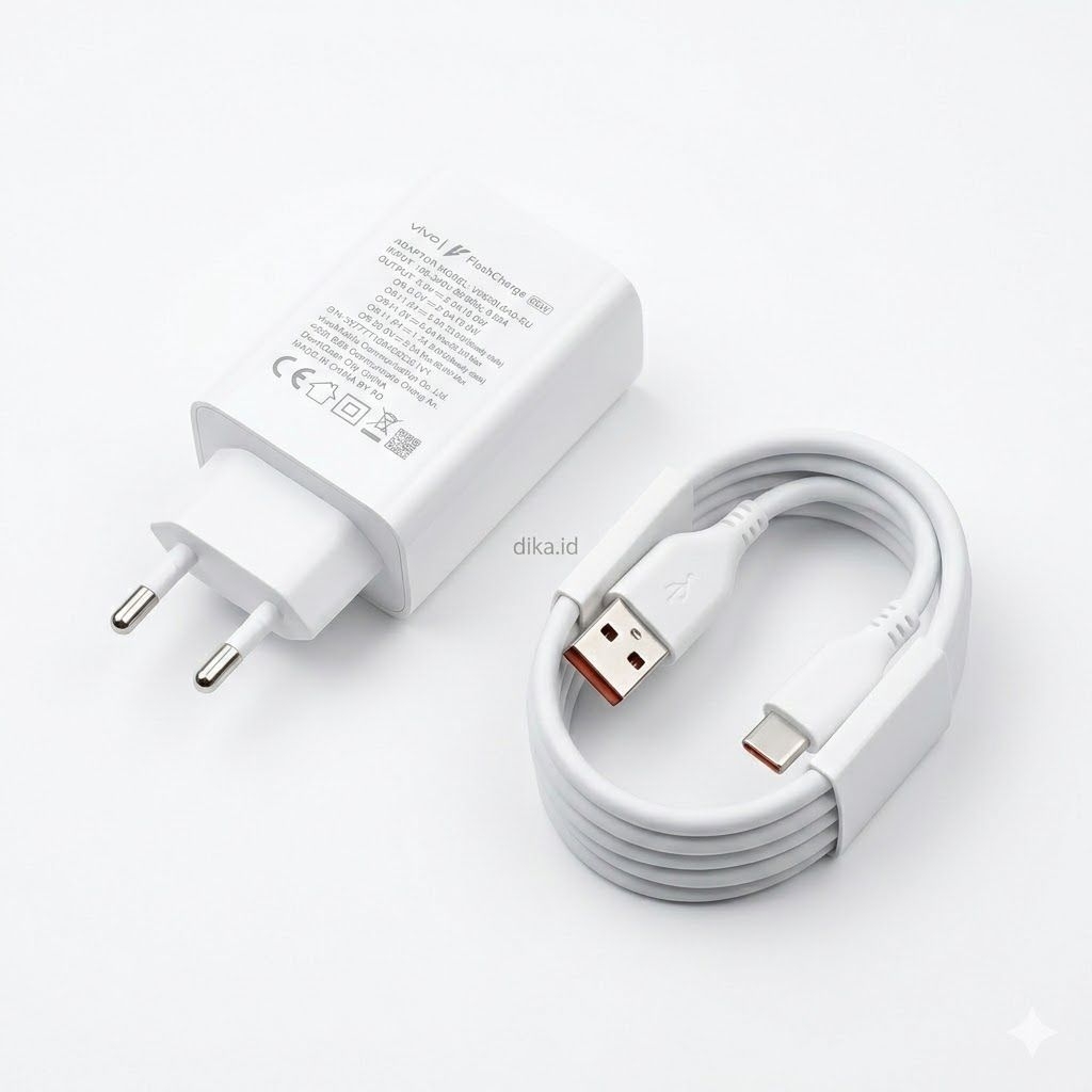 Vivo Flash Charger 66W Type C Original V23 V21 V27 T1 5G