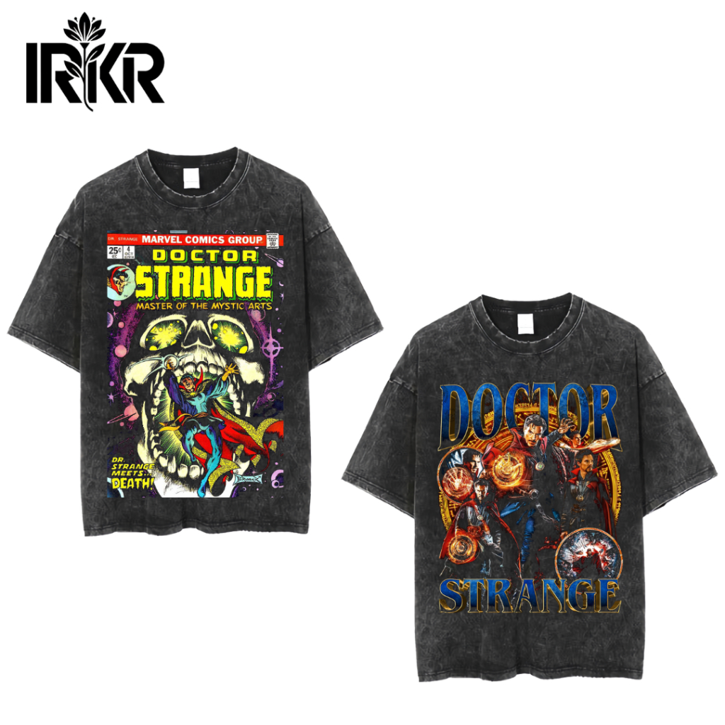IRKR เสื้อยืด Oversize Stone Wash "Doctor Strange" - Marvel