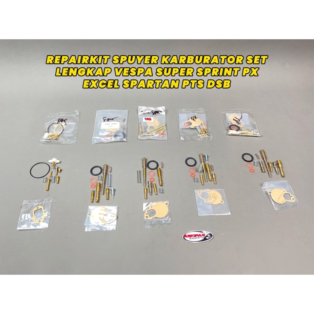 Repairkit Reparkit คาร์บูเรเตอร์ชุดนําเข้าสําหรับ Vespa Vbb Super Sprint Pts Ps Px Pxe Excel Exclusive Spartan Strada