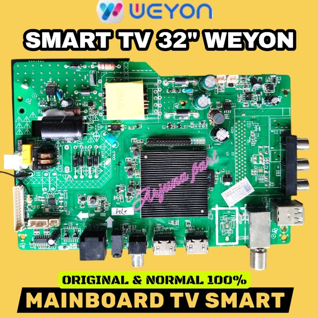 MB TV WEYON SMART 32" / MAINBOARD TV WEYON SMART 32" / WEYON SMART TV / WEYON