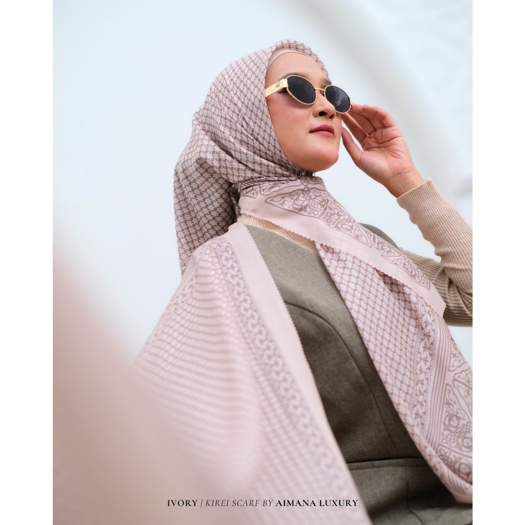 AIMANA - KIREI SCARF PREMIUM VUAL CASUAL FORMAL CHIC MOTIF