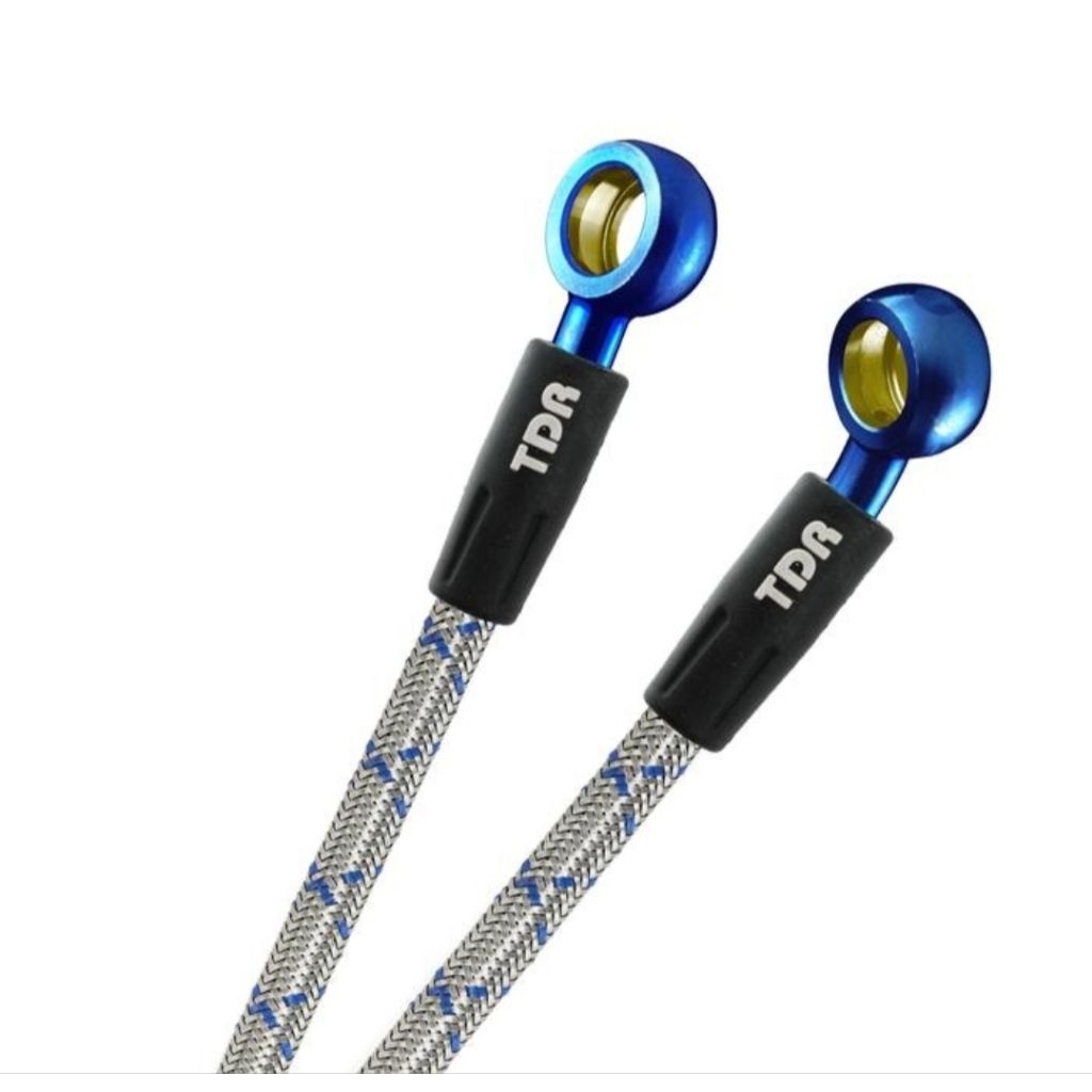 TDR Teflomax สายเบรค 0/30/R0 PLAID BLUE 35 CM/13.5 นิ้ว