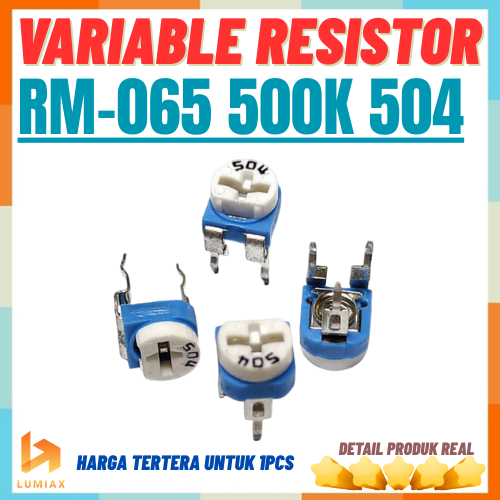 VR 500k โอห์ม 500k 504 Trimpot Trimmer Variable Resistor RM065 RM-065