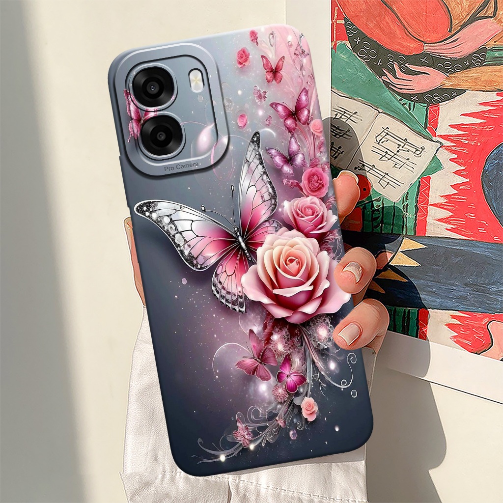 HP ล่าสุด OPPO A6T 4G / A6T 5G / A6T PRO 4G 2026 Phone Case - Butterfly Fashion Case - OPPO A6T 4G, 