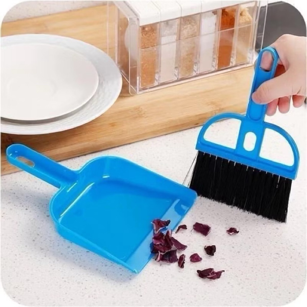 [COMELA] MINI BROOM SET SMALL BROOM FOR CLEANING CARPET TABLE LAPTOP KEYBOARD LAPTOP
