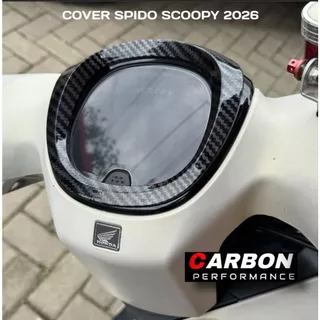 CARBON SPEEDOMETER GARNISH SCOOPY GEN 6 ปี 2025 - 2026 LAST SCOOPY PRESTIGE SPIDO VARIATION