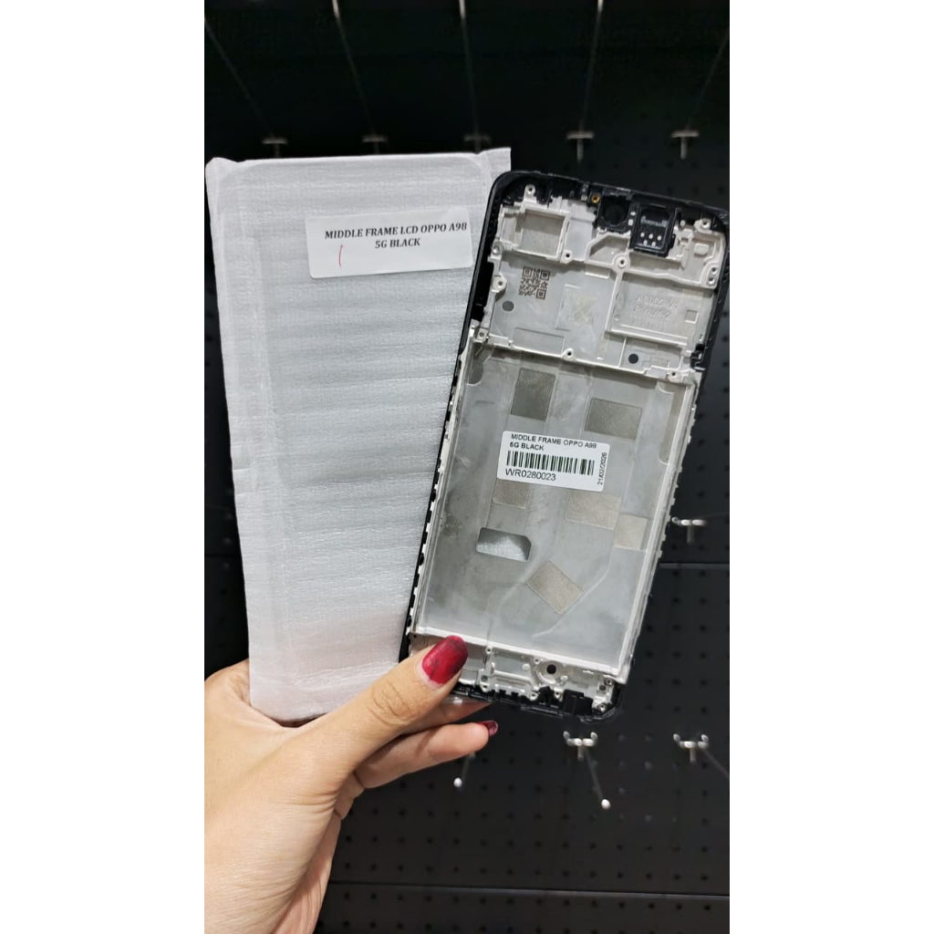 MIDDLE FRAME - OPPO A98 5G สีดํา MIDDLE FRAME