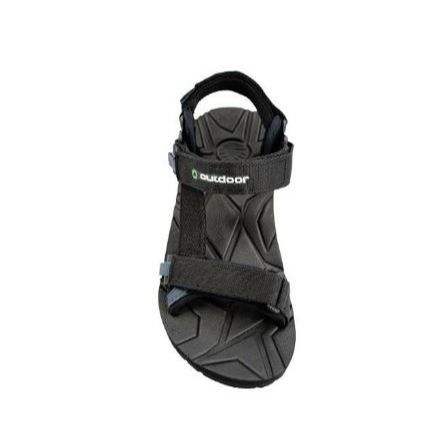 Outdoor Pro Mens Cross Sandals Saber Black/Coral Original EID