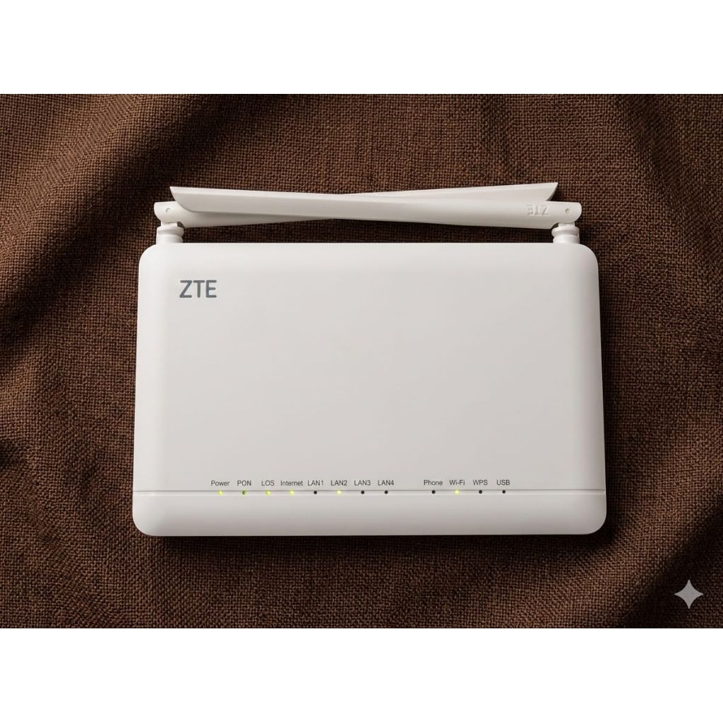 HIJAU ONT ZTE F670L 5G PORT BLUE GREEN SECOND