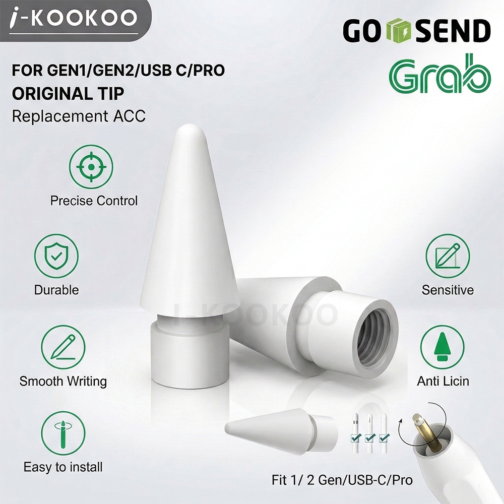 I-kookoo Ori Nib Apple Pencil Pro, Ori Tip Apple Pencil 2/Apple Pencil Tips USB C/Tipsfor Apple penc