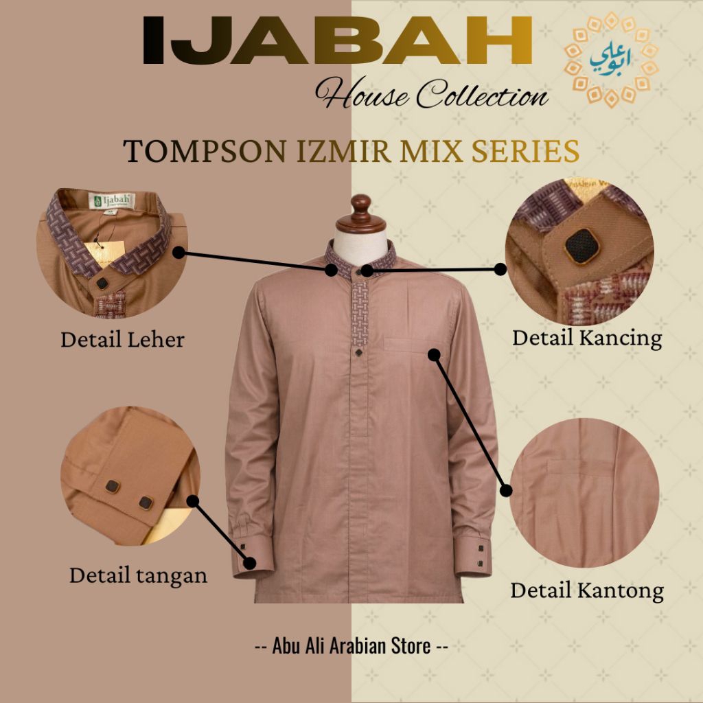 Ijabah Tompson Izmir Mix Long Sleeve Koko Shirt