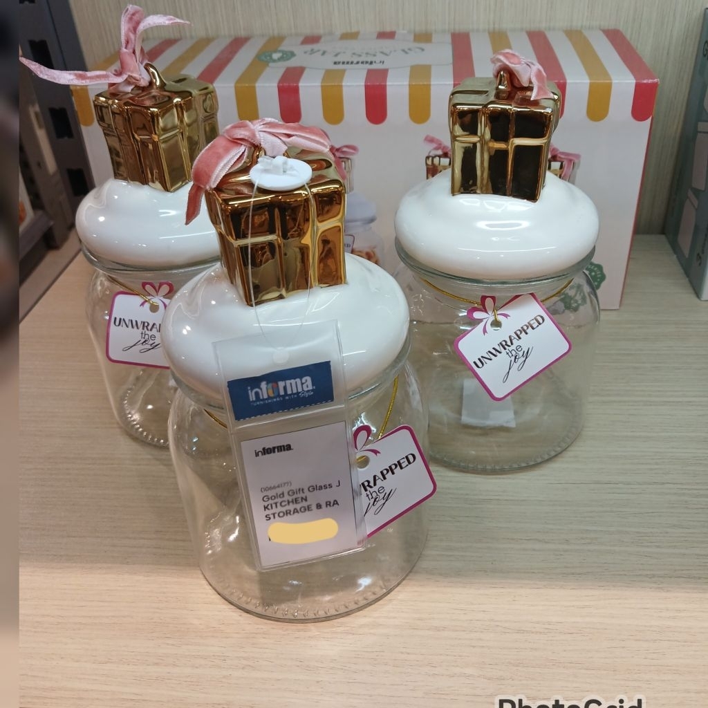 SHABBY JARS / JARS น่ารัก / แก้ว JARS / ชุด 3 ชิ้น / JARS / INFORMA JARS