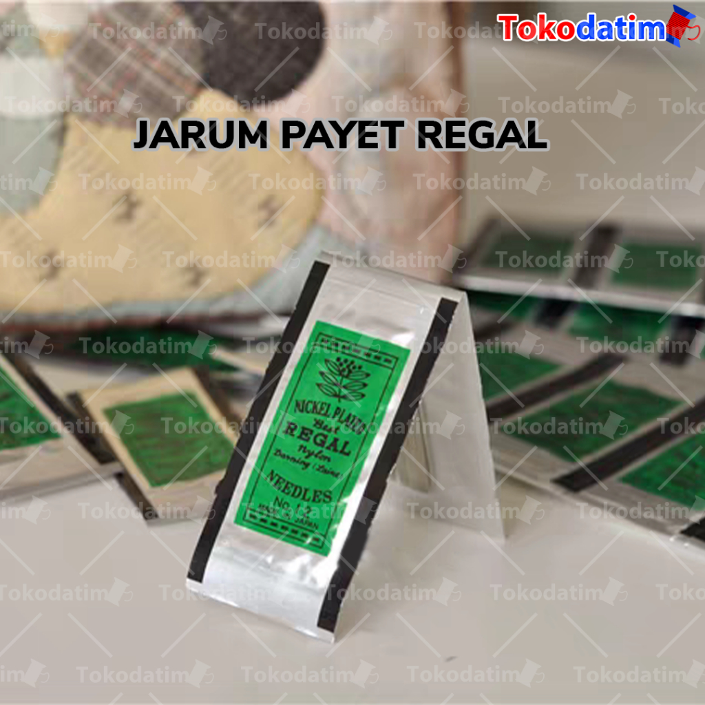 REGAL SEQUIN NEEDLES/ REGAL SEWING NEEDLES NO. 8, 10, 12