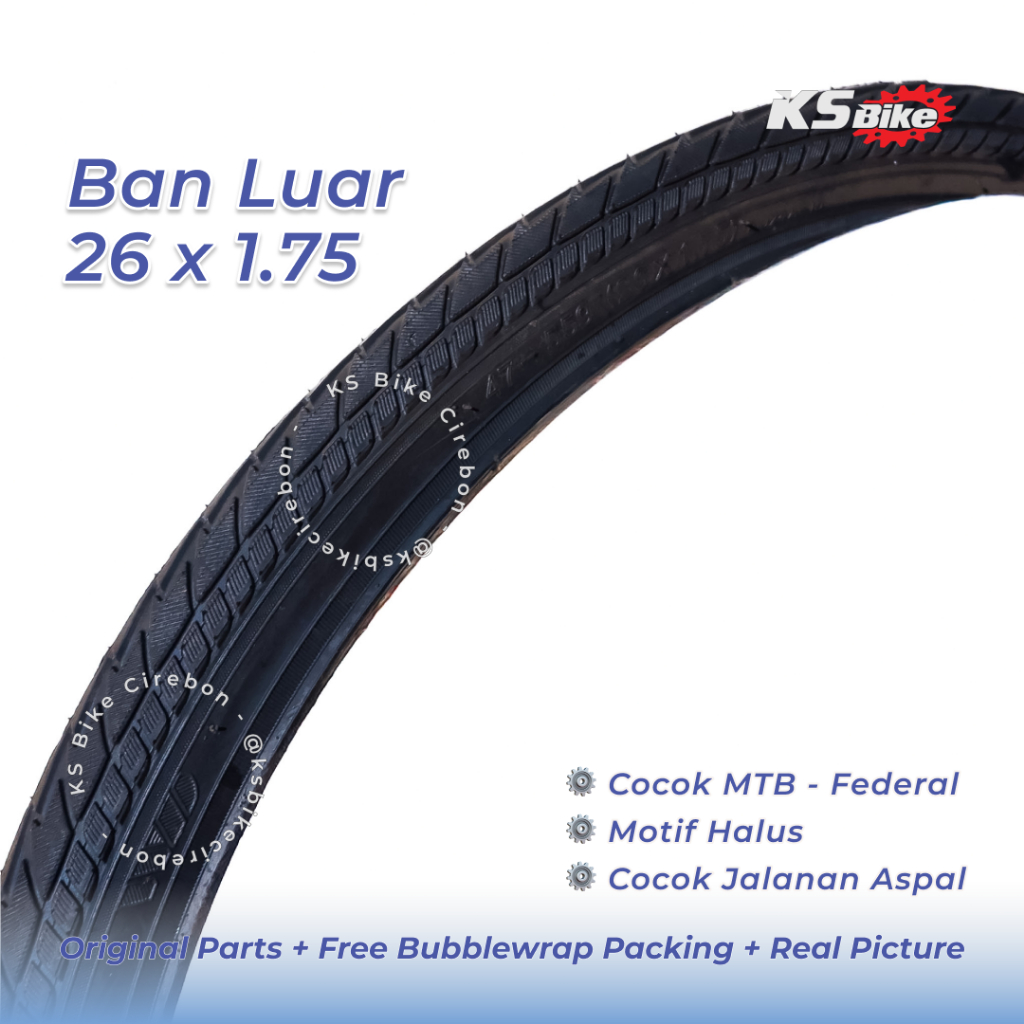 จักรยานยางด้านนอก 26 x 1.75 Wanda King จักรยานเสือภูเขายาง MTB แหวน 26 ยางรถจักรยาน 26x1.75 ทนทาน MT